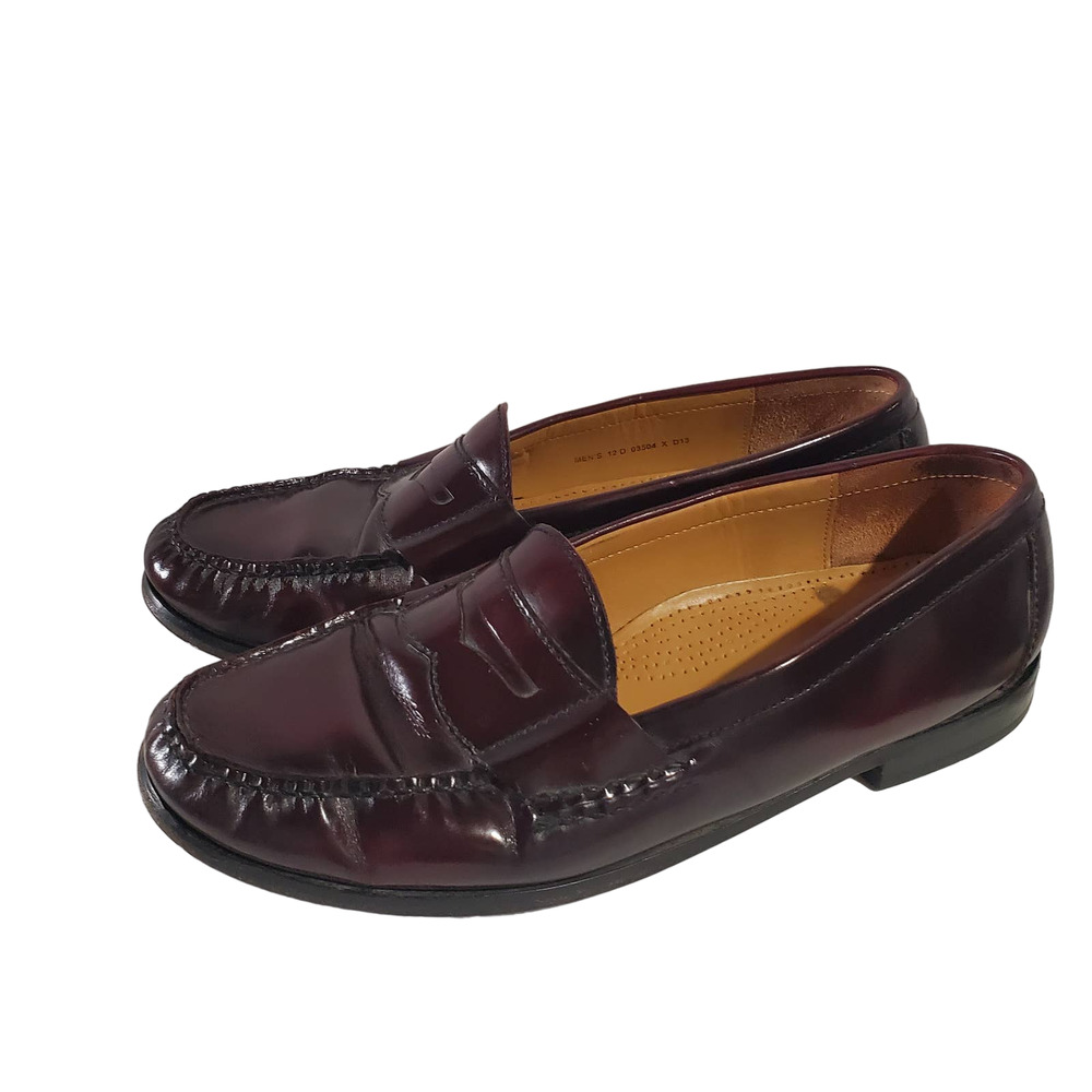 Cole Haan Burgundy Leather Oxfords